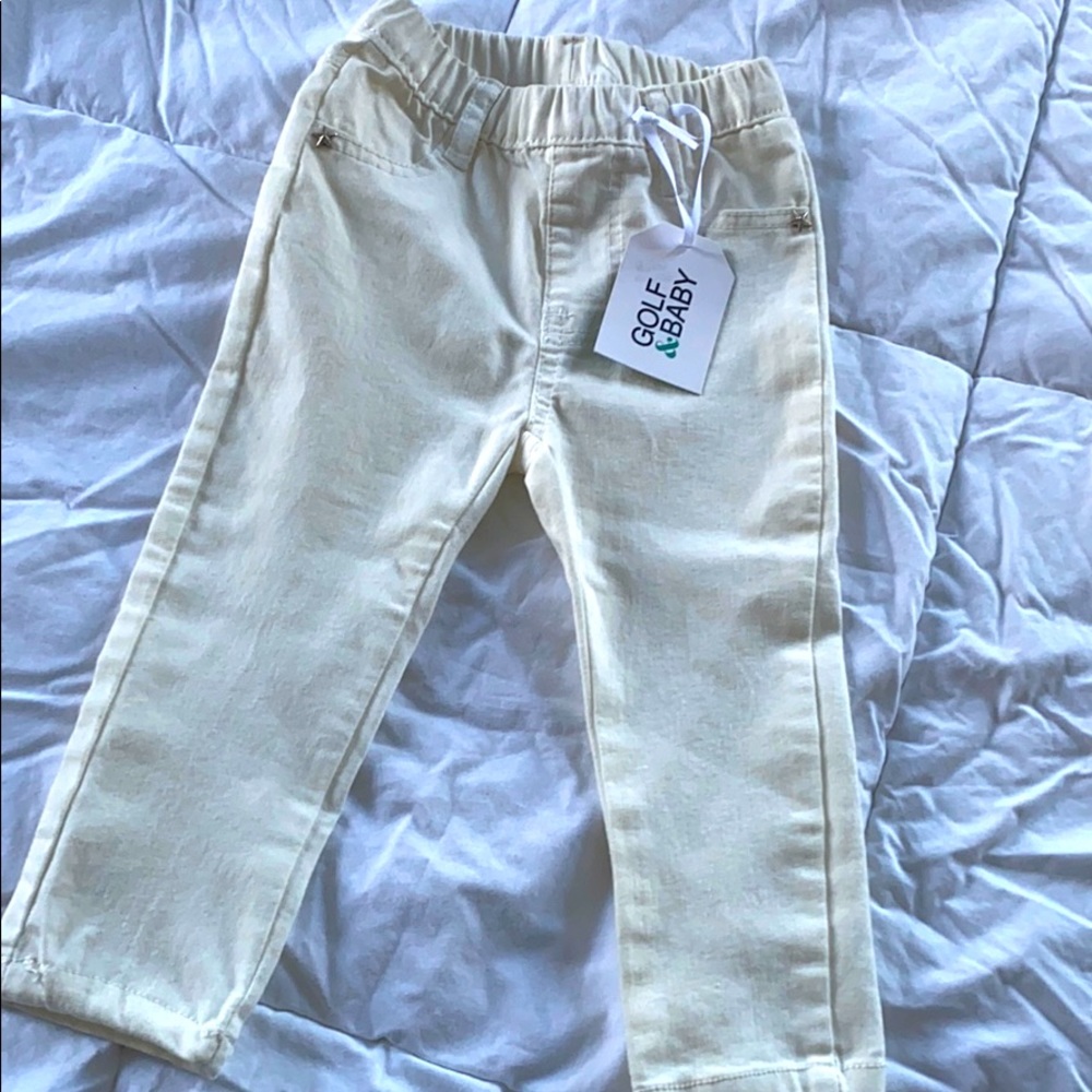 White jeans for baby